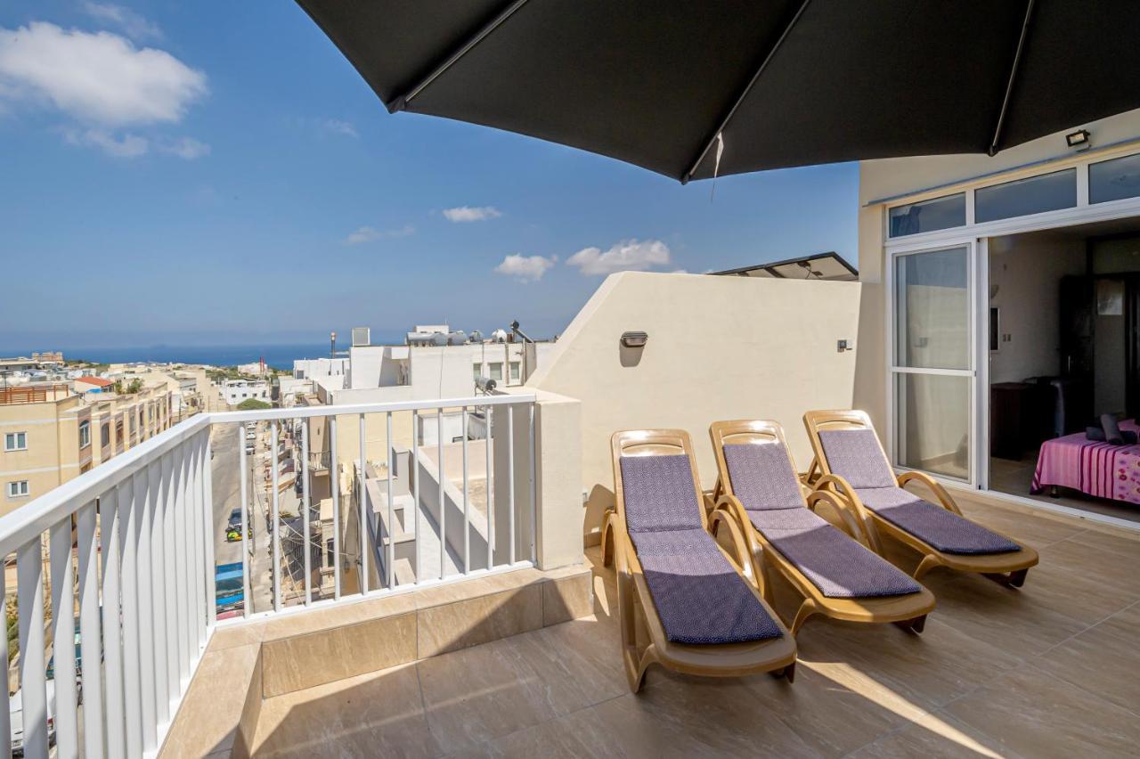 Summer Breeze Penthouse With Private Hot Tub & Terrace With Panoramic Views, By Getawaysmalta Мелліха Екстер'єр фото