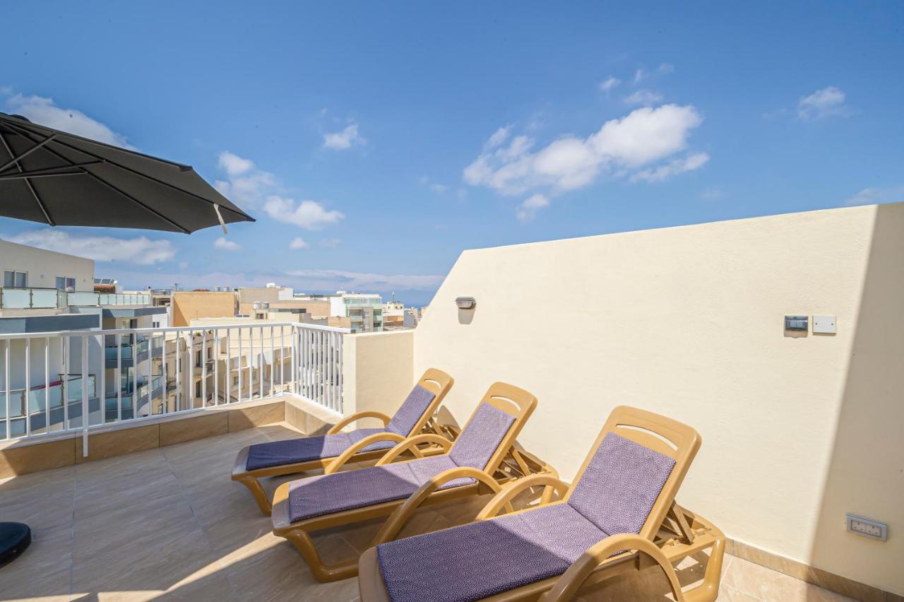 Summer Breeze Penthouse With Private Hot Tub & Terrace With Panoramic Views, By Getawaysmalta Мелліха Екстер'єр фото